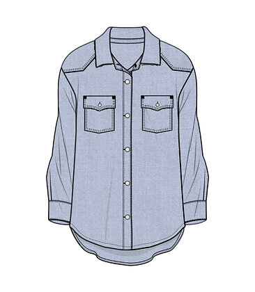 Hurley JACKSON WESTERN BUTTON UP